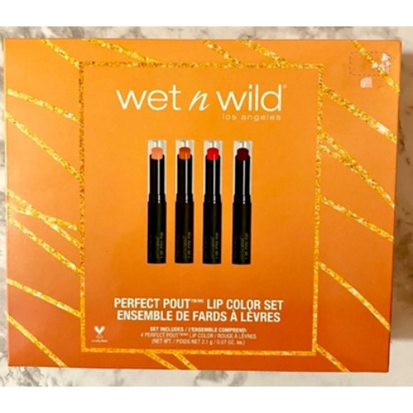 Wet N Wild Perfect Pout Lip Color Set (New) - Picture 1 of 4